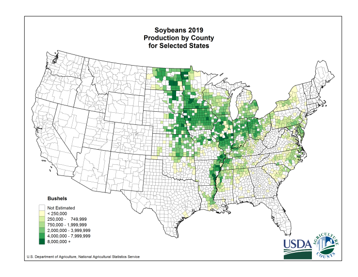Soybeans Map